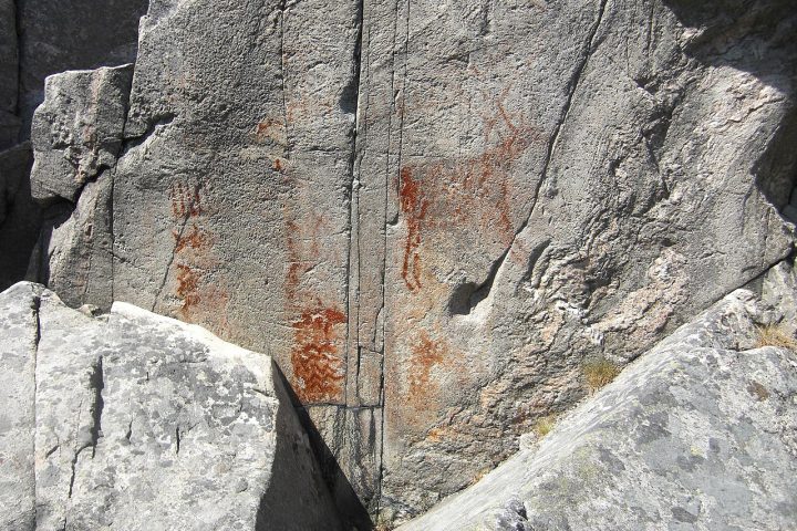 Tumlehed Rock Painting.
