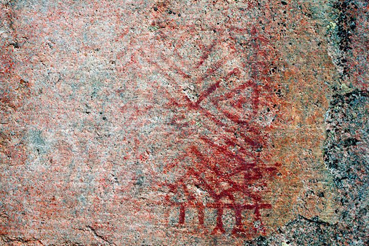 Vitträsk Rock Paintings. Image collection credit: Ismo Luukkonen (preserved from supplied folder name).