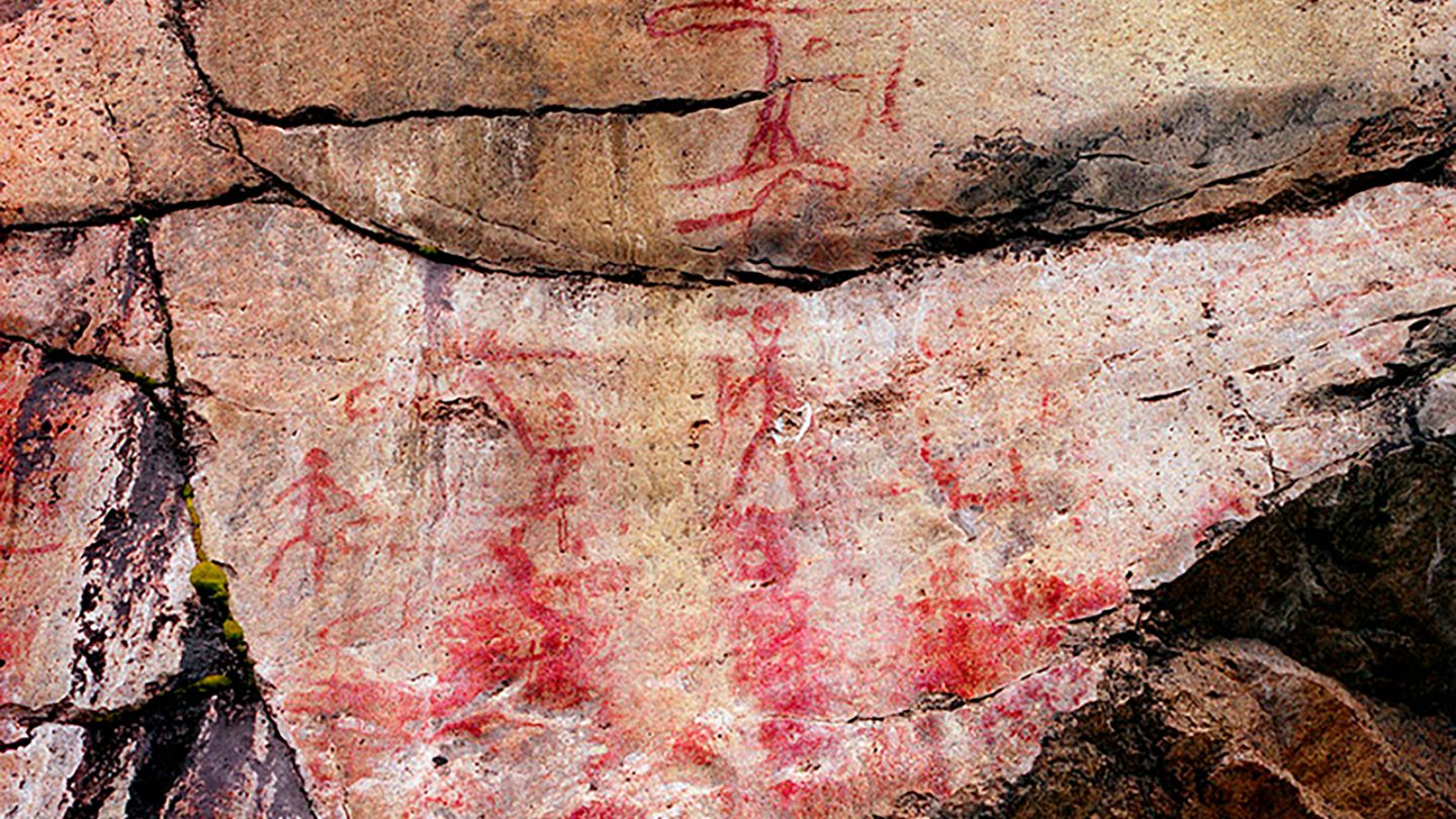 Astuvansalmi Rock Paintings. Image collection credit: Ismo Luukkonen (preserved from supplied folder name).