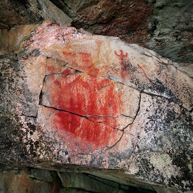 Kolmiköytisienvuori Rock Paintings. Image collection credit: Ismo Luukkonen (preserved from supplied folder name).