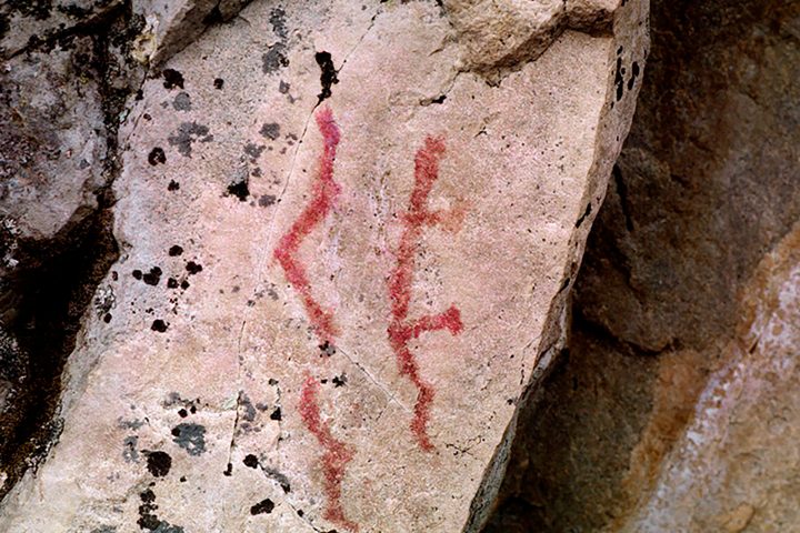 Saraakallio Rock Paintings. Image collection credit: Ismo Luukkonen (preserved from supplied folder name).