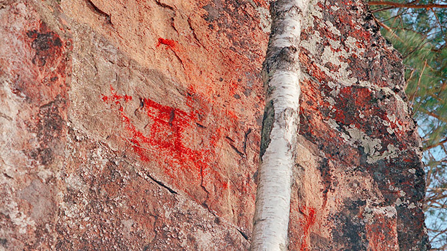 Avosaari Rock Paintings. Image collection credit: Ismo Luukkonen (preserved from supplied folder name).